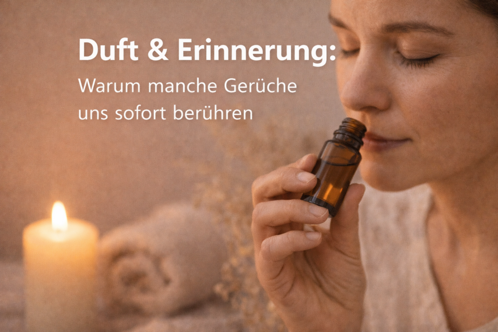 Duft und Erinnerung – Duftfläschchen in warmer Atmosphäre